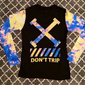 Men’s graphic long sleeve tee Sz small